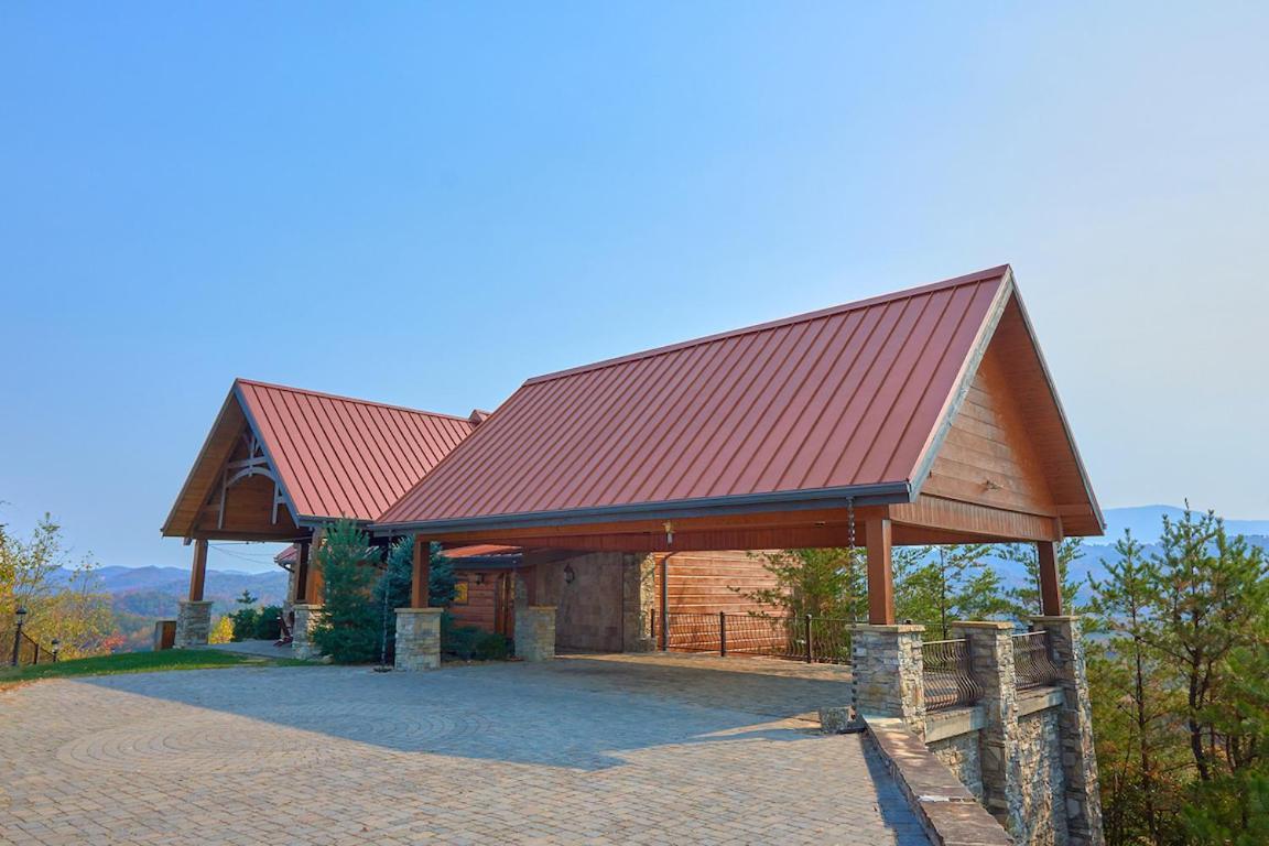 Journey'S End, 5 Bedrooms, Sleeps 12, Private Outdoor Pool, Theater, Sauna Sevierville Exteriör bild